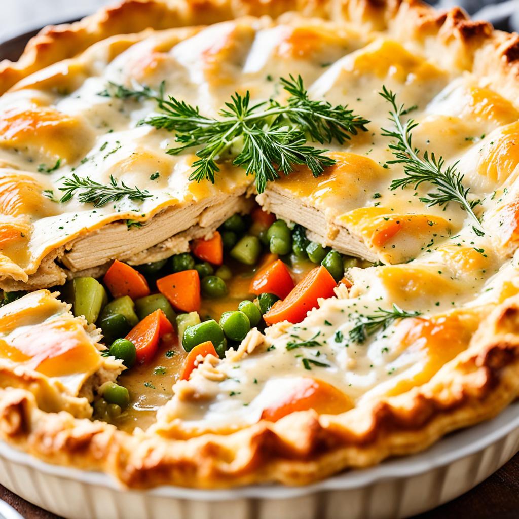 Baking chicken pot pie filling Baking chicken pot pie filling