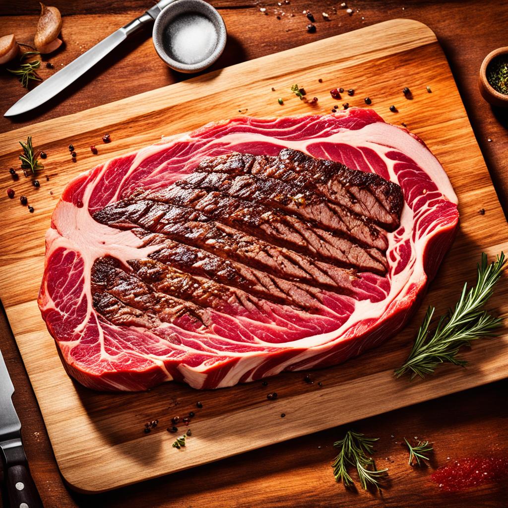 Marbling in Ribeye Steak