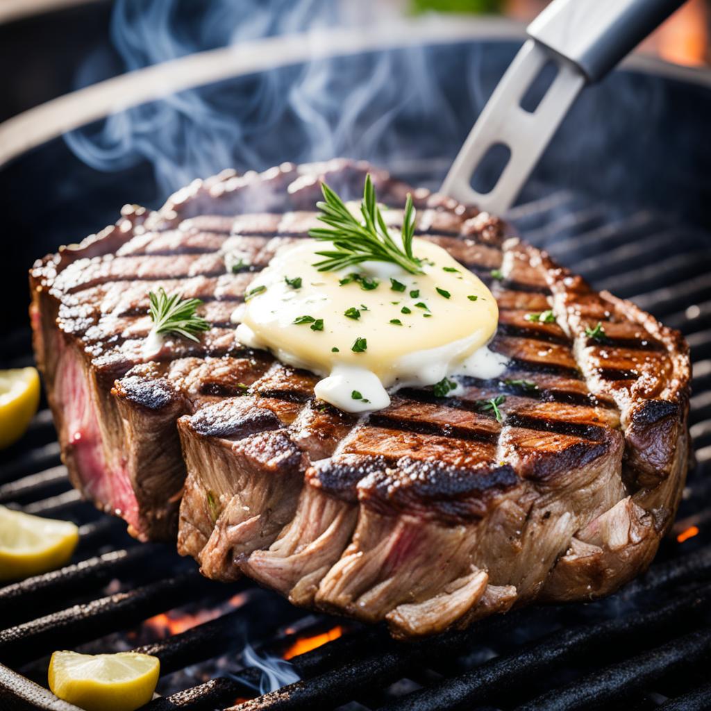 cooking ribeye steak