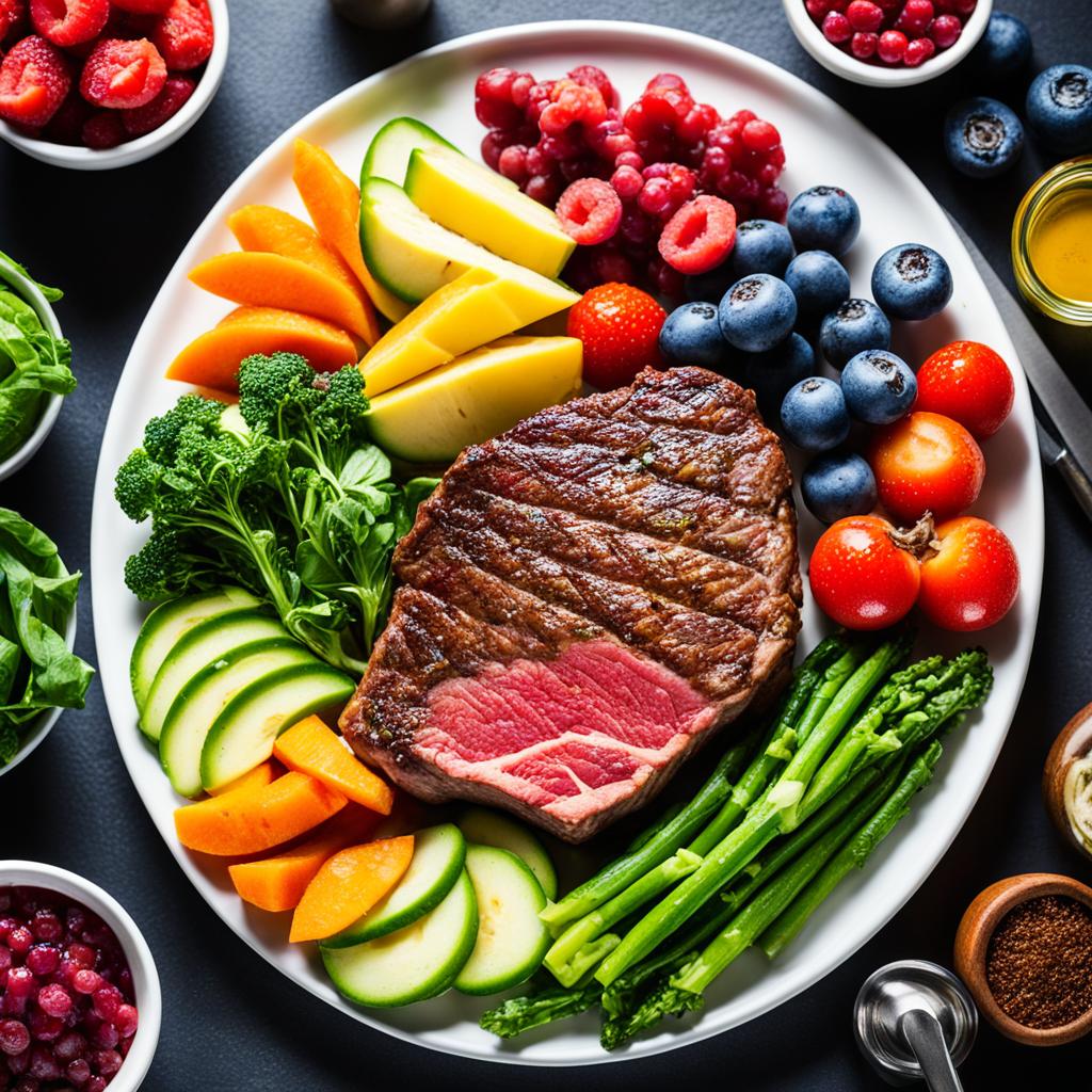 nutanical value of ribeye steak