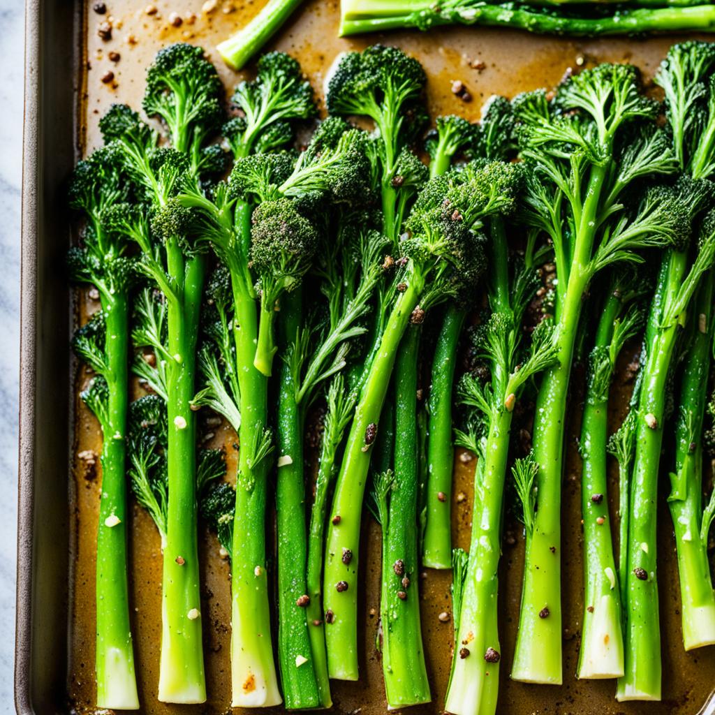 broccolini in oven