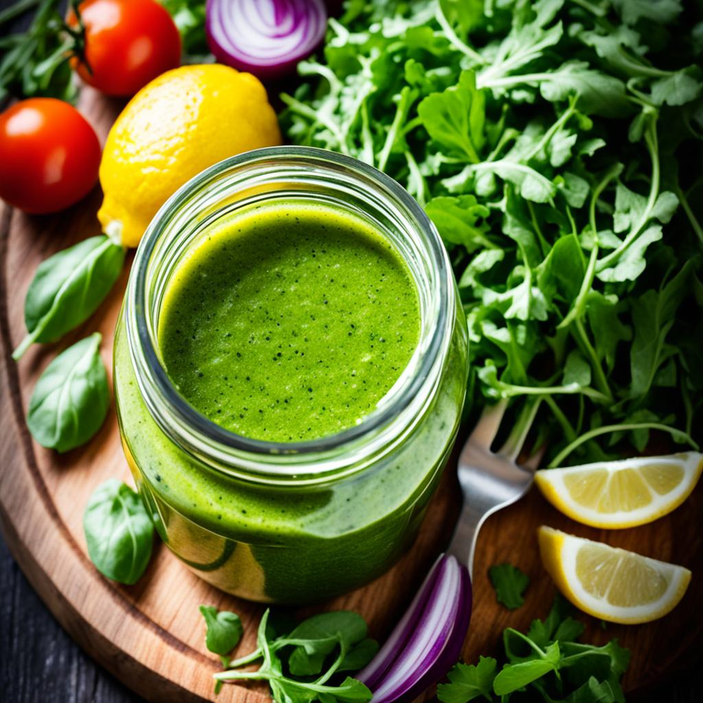 homemade arugula vinaigrette dressing homemade arugula vinaigrette dressing