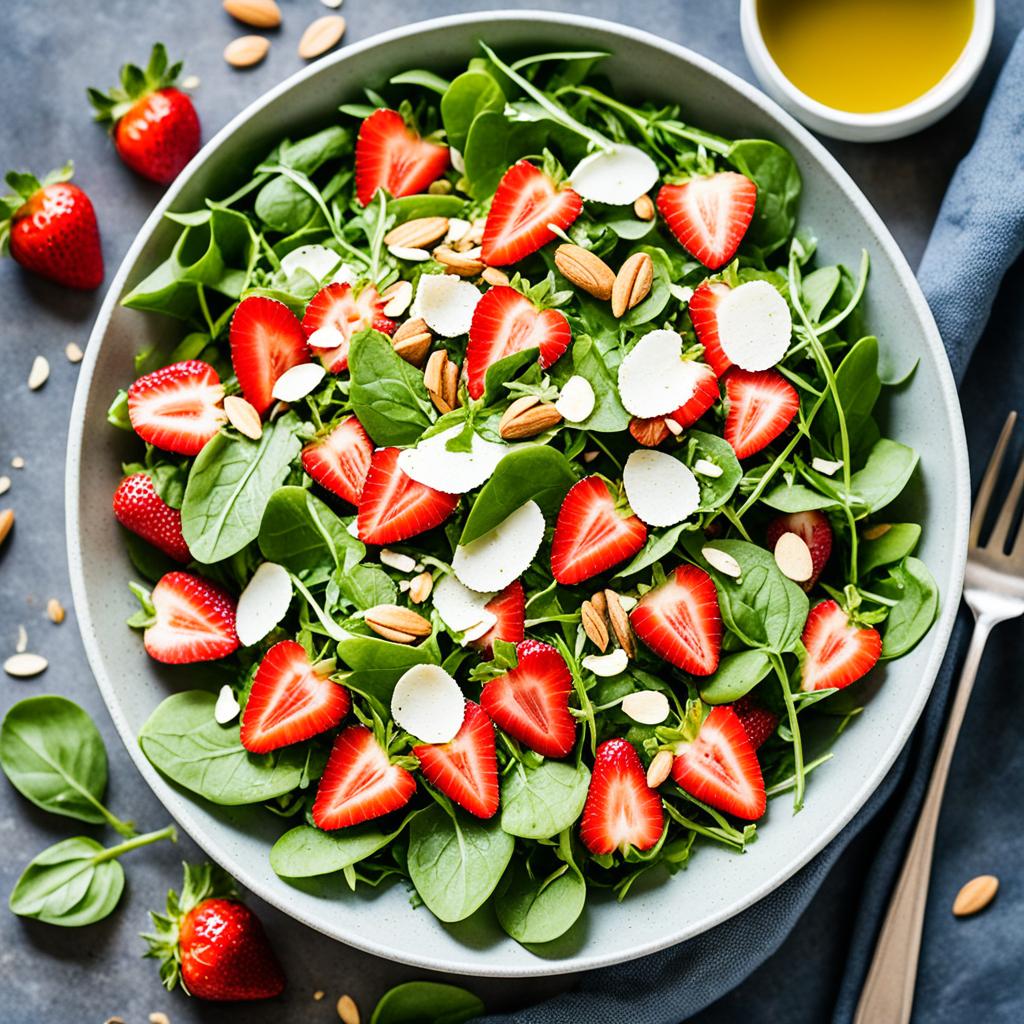 strawberry arugula salad as a side dish strawberry arugula salad as a side dish
