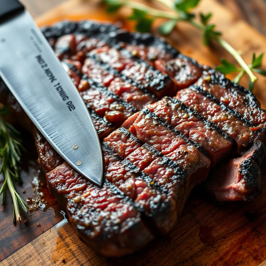 carving skirt steak carving skirt steak